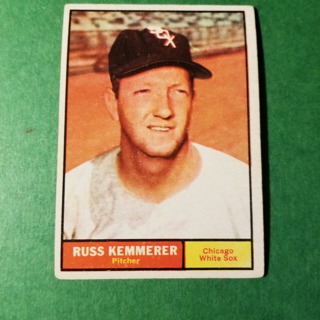 1961 - TOPPS BASEBALL CARD NO. 56 - RUSS KEMMERER - WHITE SOX