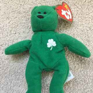 NEW WITH TY TAG ERIN THE BEAR BEANIE BABY=5 1/2"