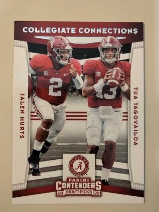 Tua Tagovailoa/hurts rookie card