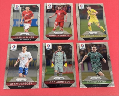 2016 Panini Prizm euro soccer lot