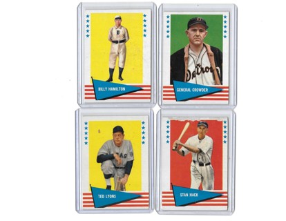 Pick One. 1961 FLEER #'s 102,112,118,122, Baseball cards