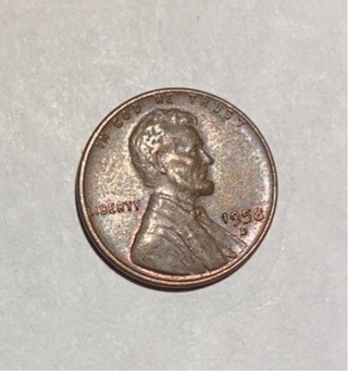 1958 D LINCOLN WHEAT CENT 