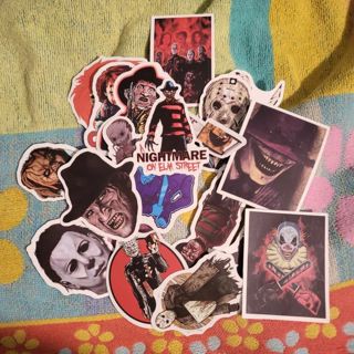 Assorted horror movie stickers #2