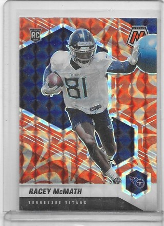 Racey McMath 2021 Mosaic Mosaic Reactive Ortange #392