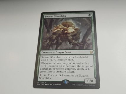 Magic the gathering mtg Swarm Shambler rare card Zendikar Rising