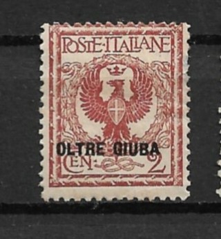 1925 Oltre Giuba Sc1 2c Coat of Arms MHR