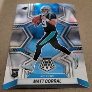 2022 Mosaic Matt Corrall Rookie Card Carolina Panthers