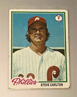 Steve Carlton 1978 Topps