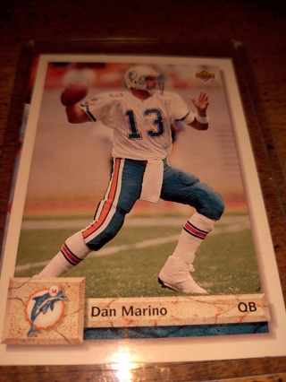 2-card lot football Dan Marino Dolphins 