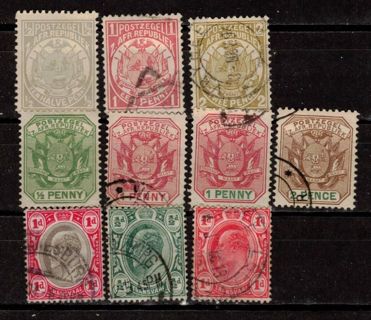 Transvaal Stamps, 1800s - early 1900s