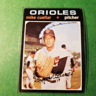 1971 Topps Vintage Baseball Card # 170 - MIKE CUELLAR - ORIOLES - NRMT 