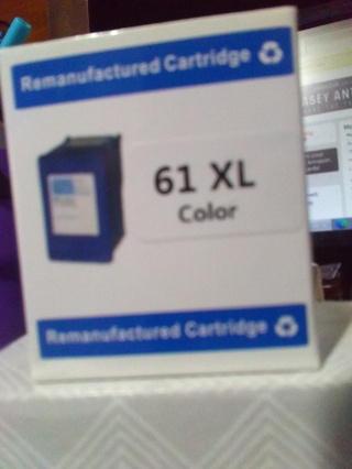 61 XL Color Ink Cartridge Factory Sealed