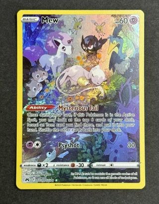 NM GG Mew Full Art SWSH Pokemon card