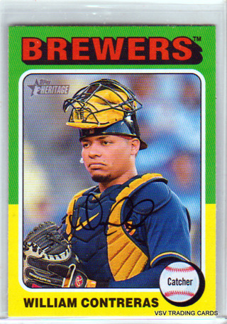 William Contreras, 2024 Topps Card #174, Milwaukee Brewers (EL4)