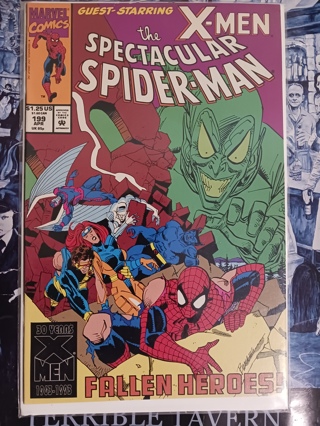 the spectacular spider man issue 199 ft xmen 