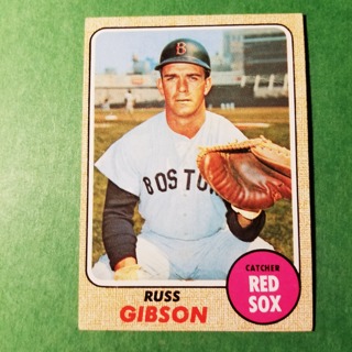 1968 - TOPPS BASEBALL CARD NO. 297 - RUSS GIBSO - RED SOX