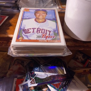 (50) random 1991 topps baseball cards 