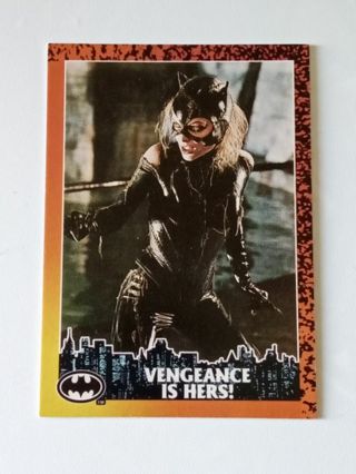 Two Batman Returns Trading Cards