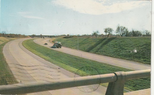 Vintage Used Postcard: d: Ohio Turnpike