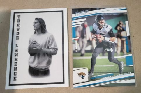 2021 Trevor Lawrence cards Jacksonville Jaguars