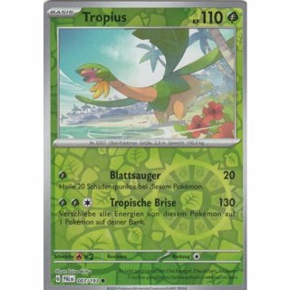  Tradingcard - Pokemon 2023 german Tropius 007/193 REVERSE HOLO