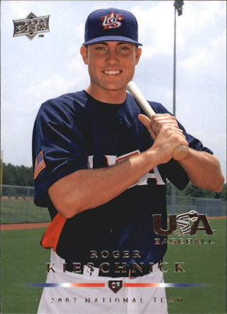 2008 Upper Deck Baseball USA Junior National Team Roger Kieschnick Rookie Baseball Card