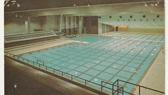 Vintage Used Postcard: d: C.T. Branin Natatorium, Canton, OH