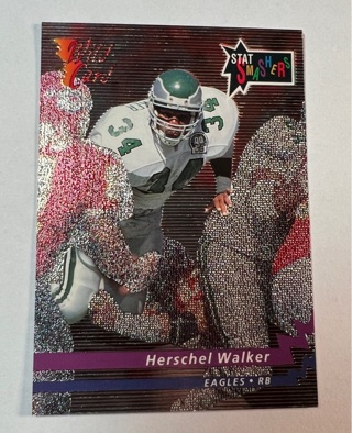 HERSCHEL WALKER 1992 WILD CARD STAT SMASHERS  PHILADELPHIA EAGLES #SS-50