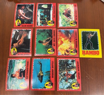 1985 Topps Rambo First Blood Part 2