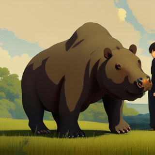 Listia Digital Collectible: CROSSBREEDING BEAR WITH HIPPO - BEARPO