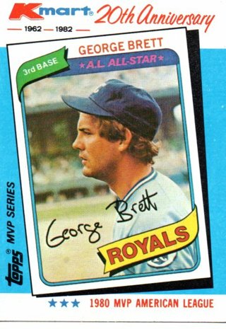 1982 Topps Kmart George Brett