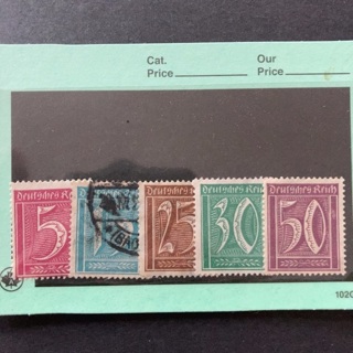 Germany stamp set