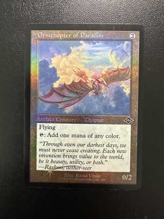 Ornithopter of Paradise Retro Foil MTG MH2 Card Lightly Played Card