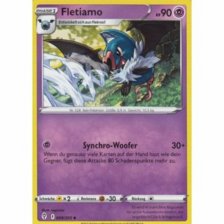 Tradingcard - Pokemon 2021 german Fletiamo 069/203 