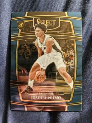 2021-22 Panini Select Rookie Joshua Primo