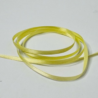 Pale Yellow Satin 1/8” Ribbon 