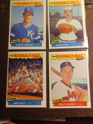  1986 Baseball Best leaders four different players. 