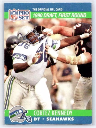 1990 Pro Set #671 Cortez Kennedy