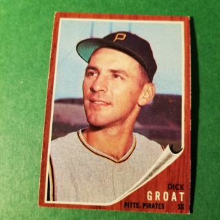 1962 - TOPPS EXMT - NRMT BASEBALL - CARD NO. 270 - DICK GROAT - PIRATES