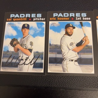 Four San Diego Padre Cards