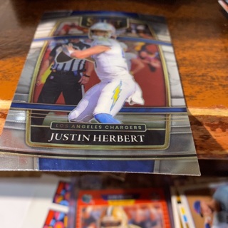 2021 panini select concourse Justin Herbert card 