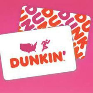 $5.00 Dunkin Donuts Gift Card