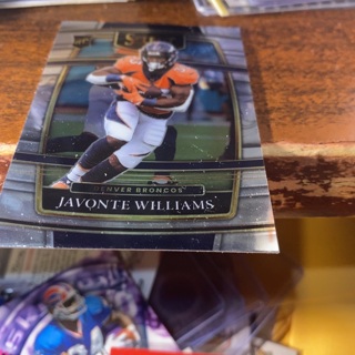 2021 panini select concourse Javonte Williams rookie football card 