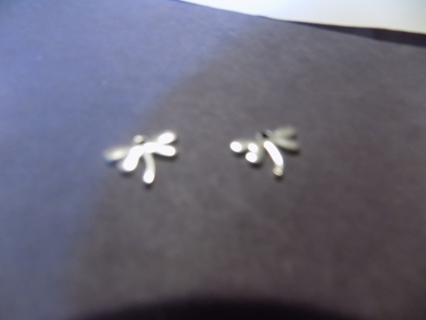 Pair of small dragonfly charms perfect for making earrings