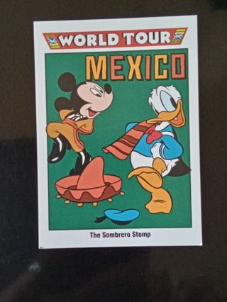 Two Disney world TourTrading Card