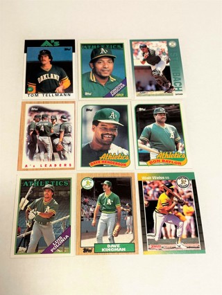 Oakland A's -18 Card Lot- Rookie Cards-Hall Of Fame