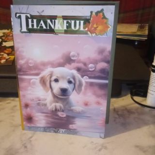 Thankful - Design Blank Note Card