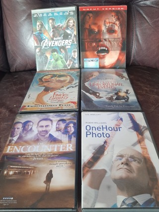 RELISTED 12/7/23   *6 Movies On DVD * Winner Gets All 6 *