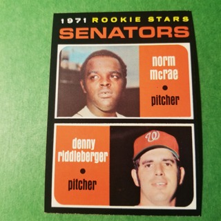 1971 Topps Vintage Baseball Card # 93 - 1971 ROOKIE STARS - SENATORS - NRMT/MT