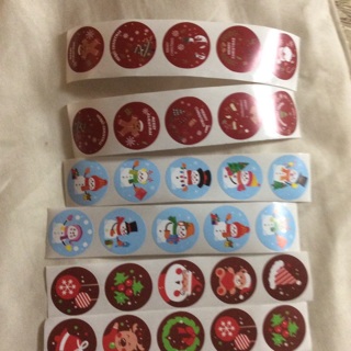 30 Christmas stickers. #02